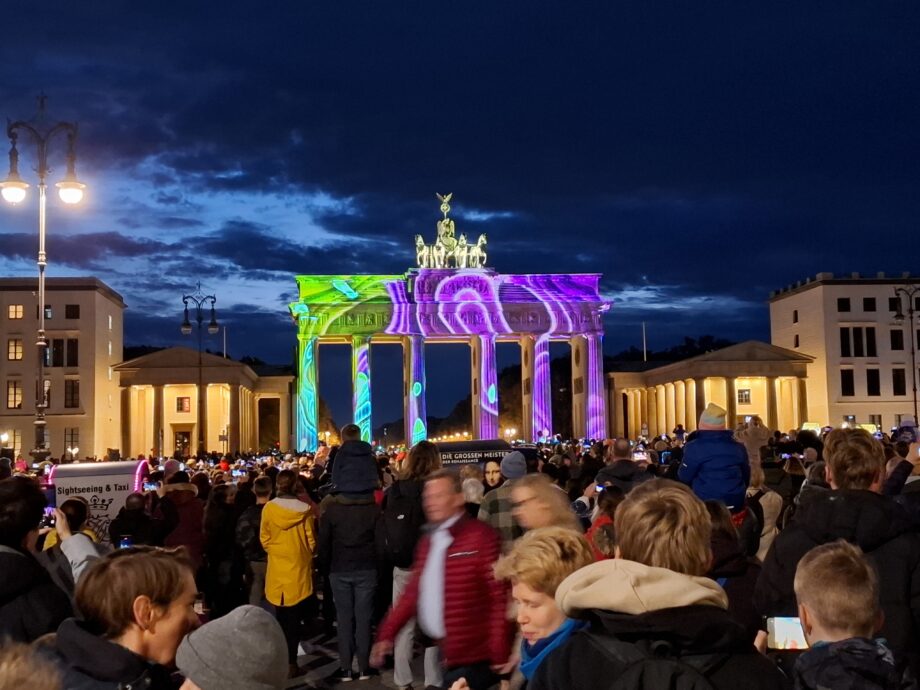 Brandenburger Tor zum Festival of Lights 2024 in Berlin